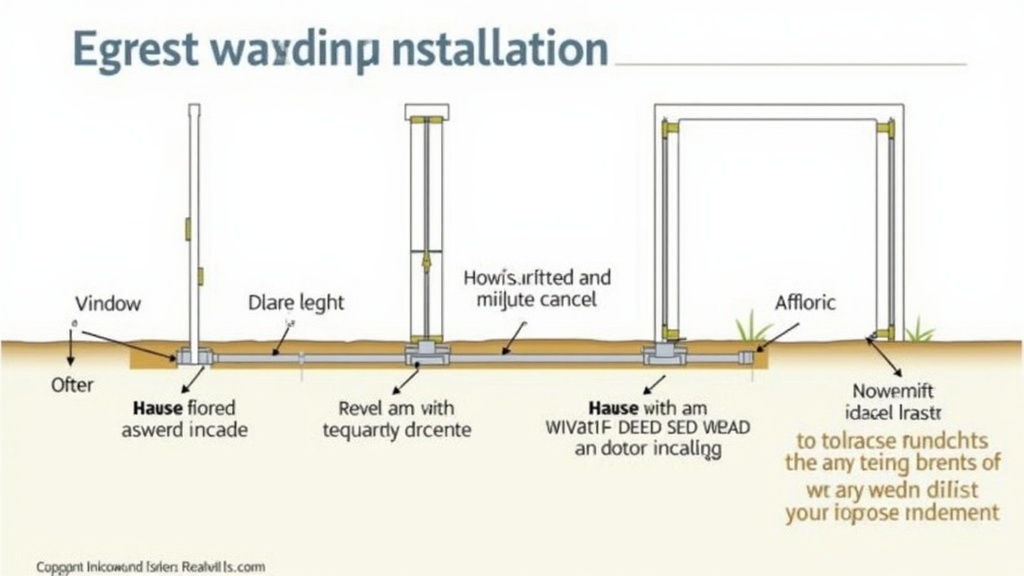 Egress window installation process in Des Moines, Iowa